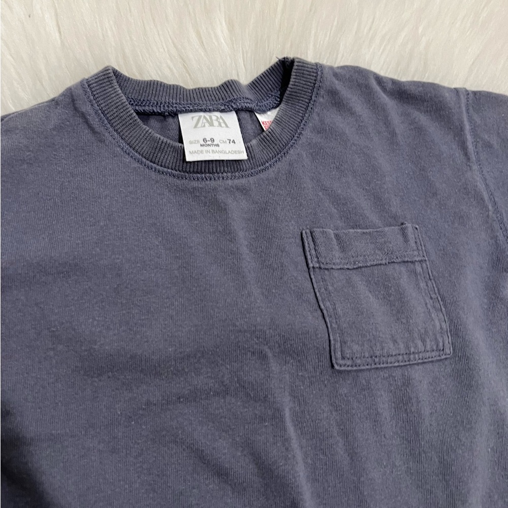 Zara Blue Casual Bottoms - Picture 4 of 5